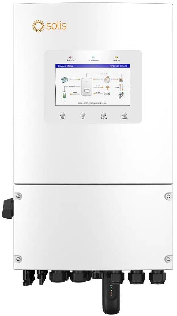 Система хранения энергии Solis SL-EH1P5K-ELA05 (1ф, 5kW, 51.2V, 100 Ah, LiFePO4)